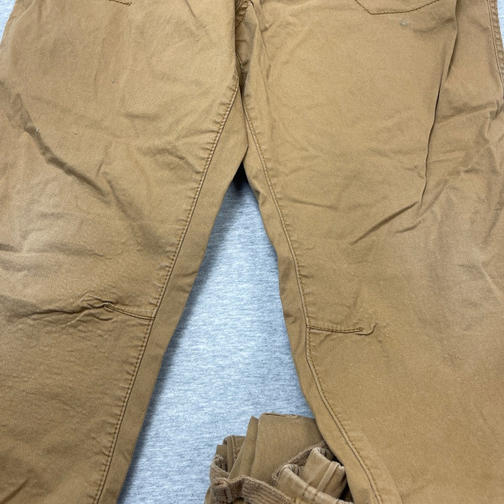 Cat & Jack Pants Boys 16 Husky Straight Brown Reinforced Knee 4 Pack Bundle EUC - Picture 8 of 15